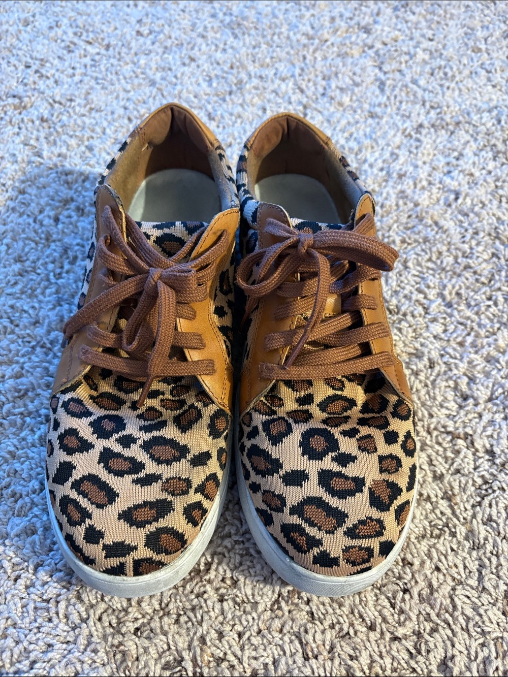 Safety Toe Leopard Print Shoes